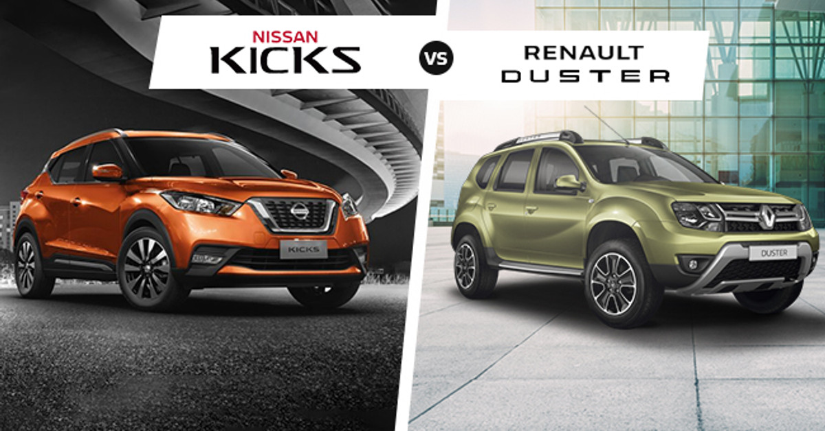 Nissan Kicks vs Renault Duster - The two cross giant stand in the same ring