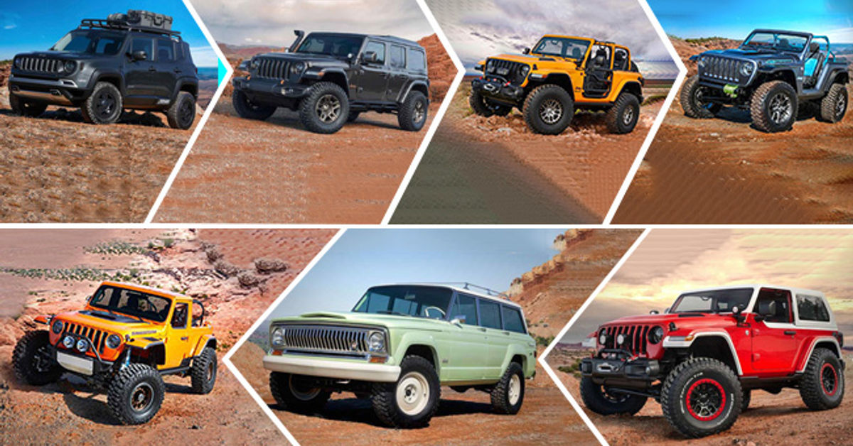 Jeep revealed seven Easter Concepts