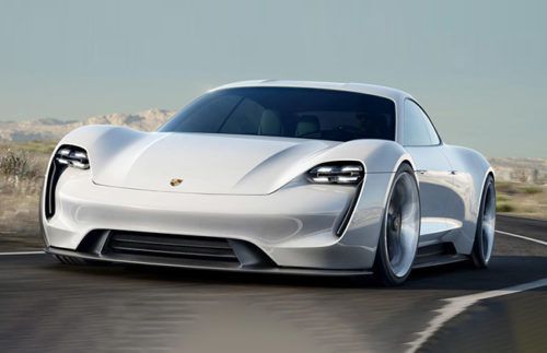 Porsche releases Mission E production snaps