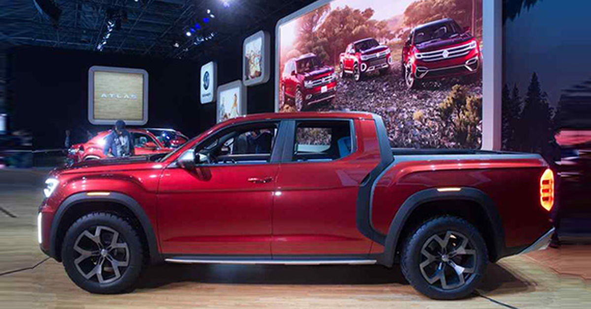 Volkswagen unveils the Atlas Tanoak concept at 2018 New York Auto Show