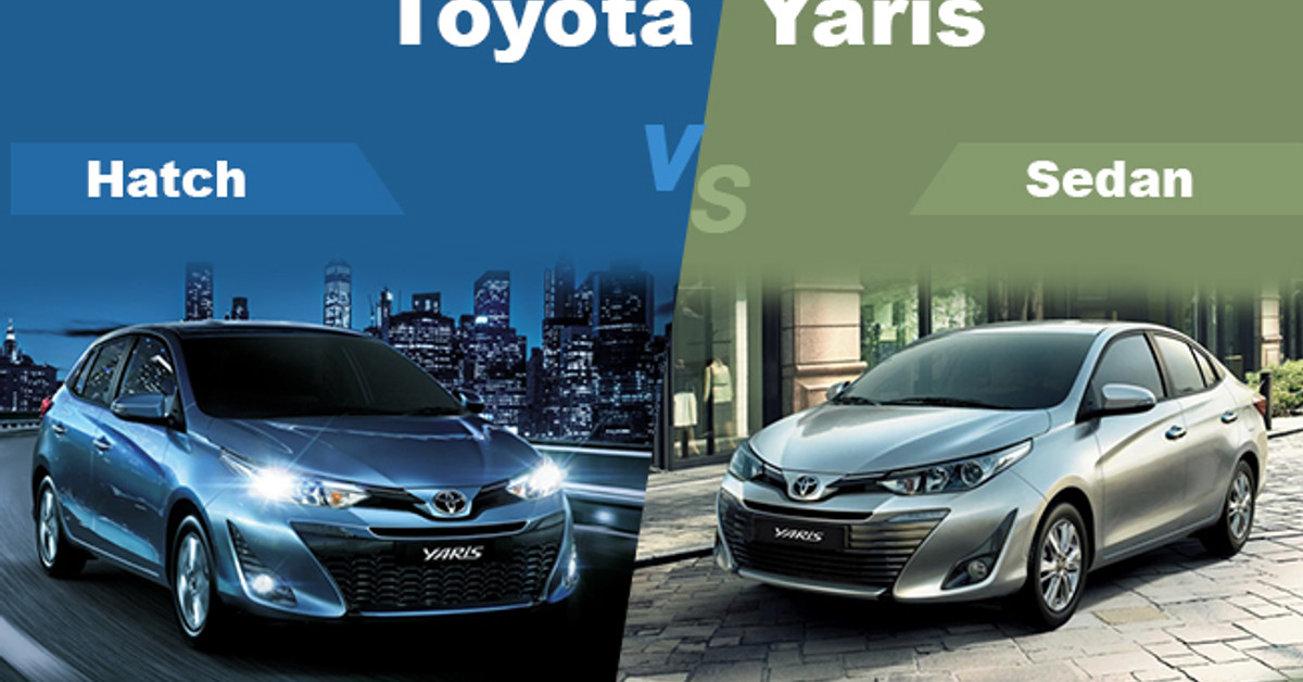 Toyota Yaris Hatchback vs Sedan - What’s the difference? 