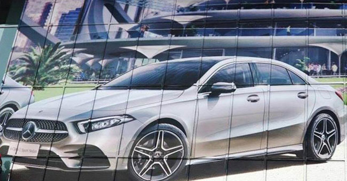 Mercedes A-Class sedan leaked prior to 2018 Beijing Debut