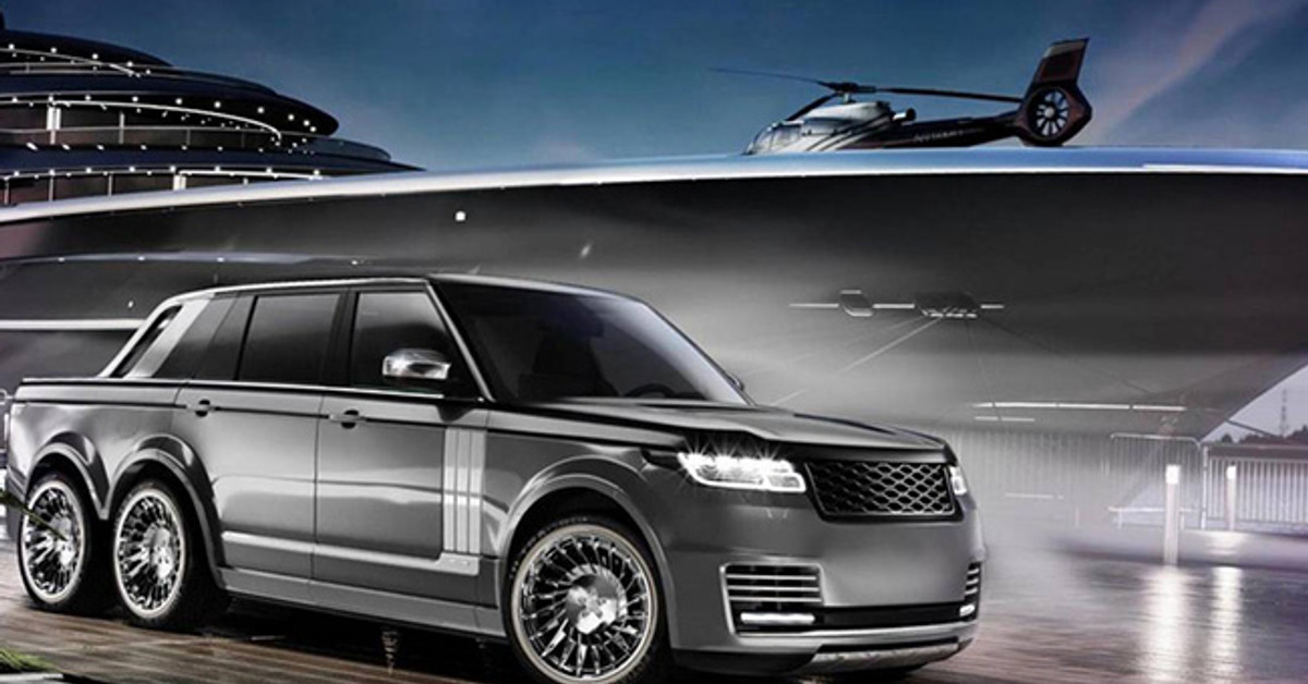 Range Rover SLT 6x6 Superyacht Land Tender unveiled