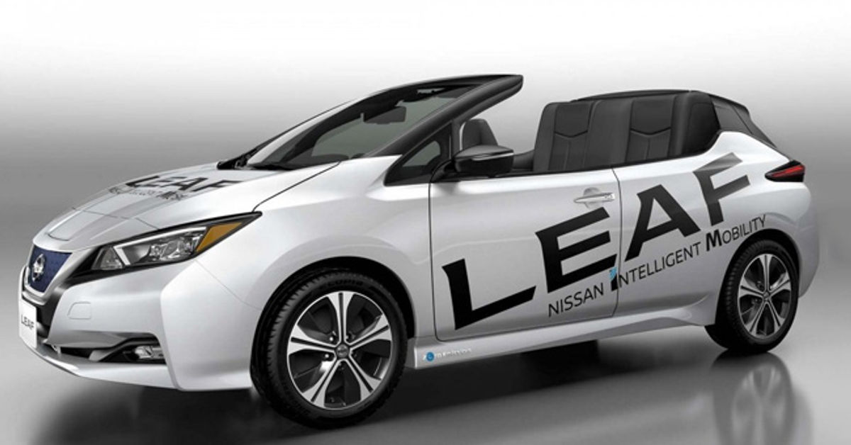 Nissan introduced Leaf Convertible to celebrate 1 lakh sales in Japan 