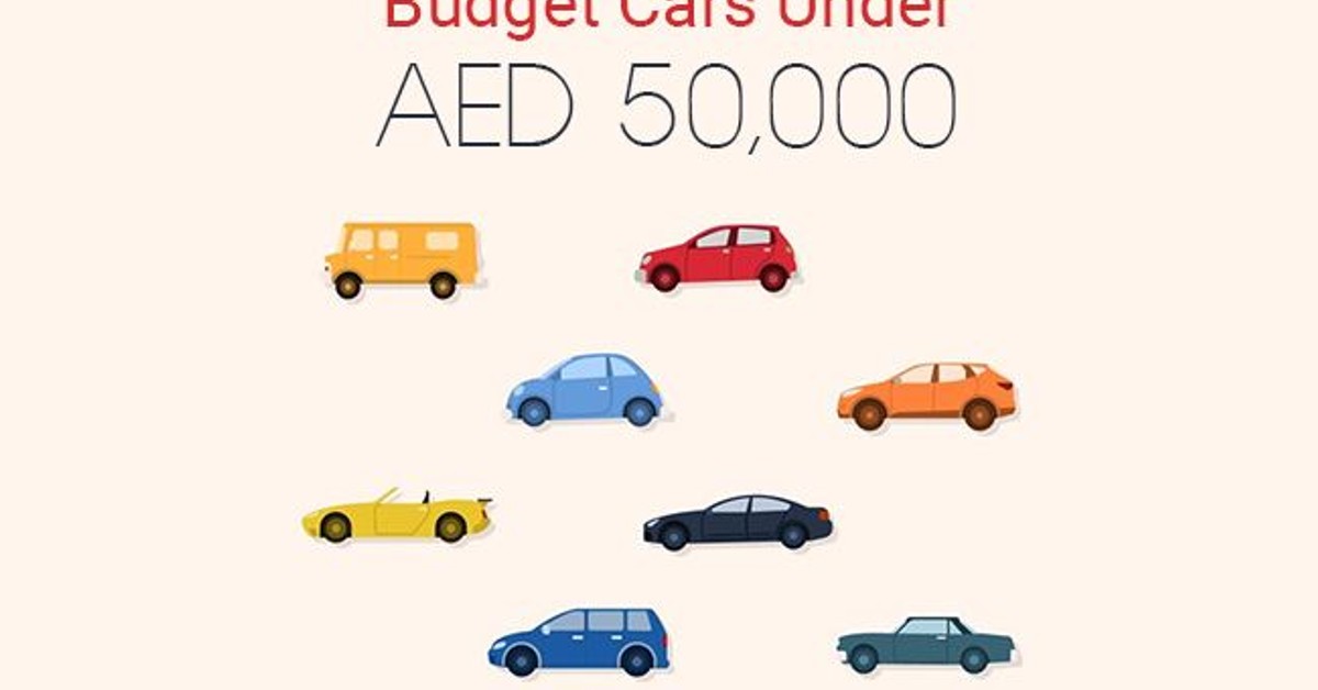 Top budget cars under AED 50,000