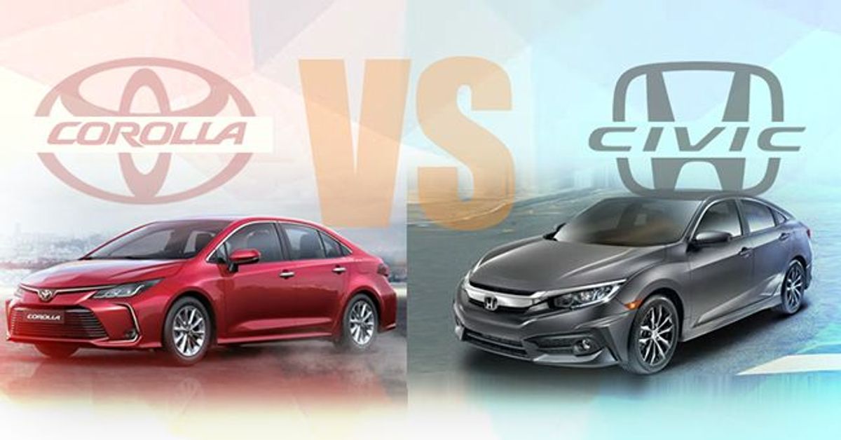 2020 Toyota Corolla vs 2020 Honda Civic - What happens when sedans from two major brands fight?