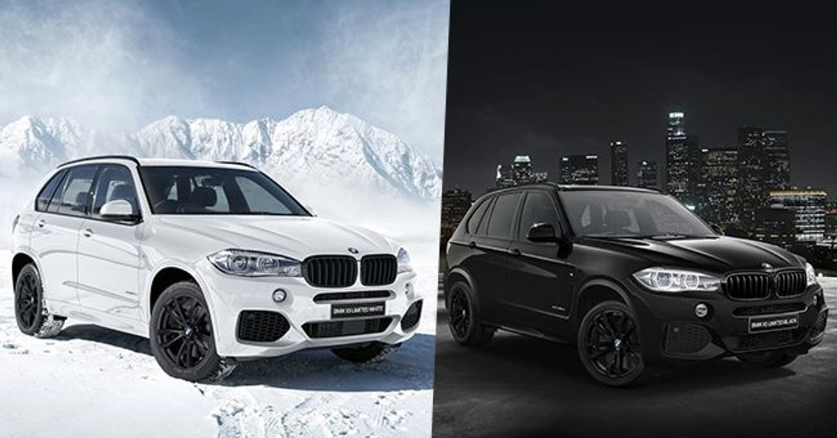 Limited black and white BMW X5 announced