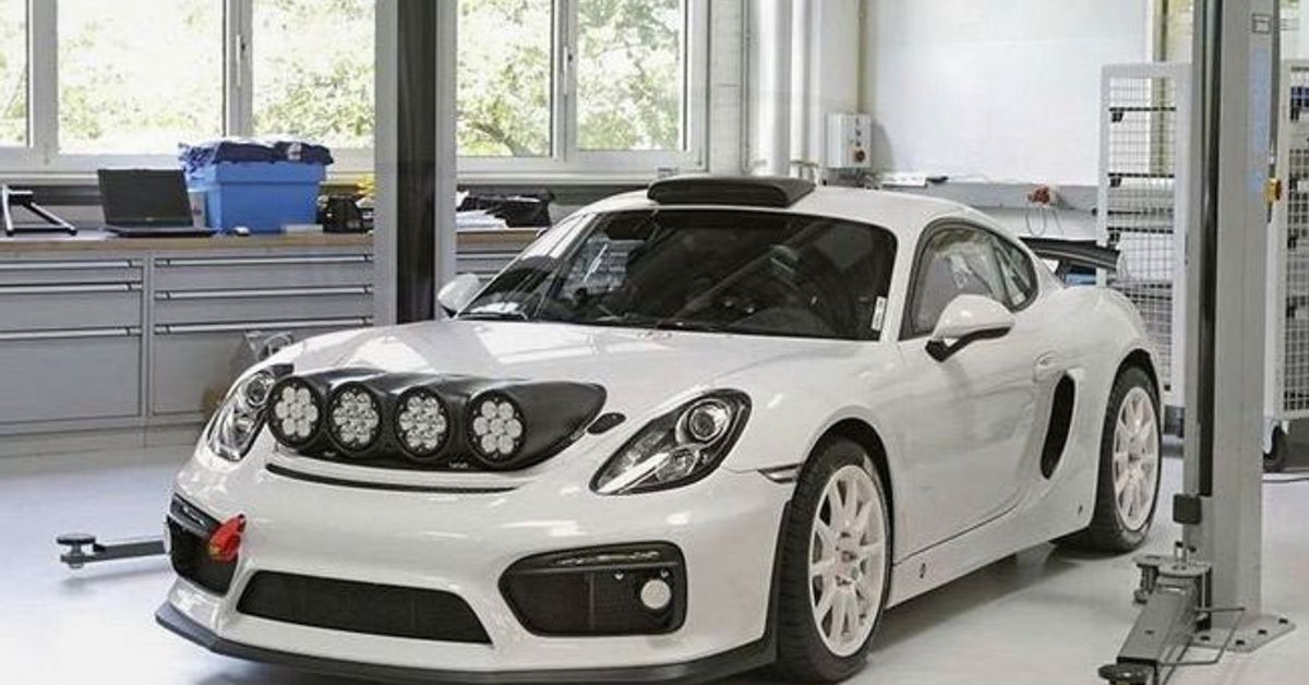 Porsche shows its rally concept, Cayman GT4 Clubsport