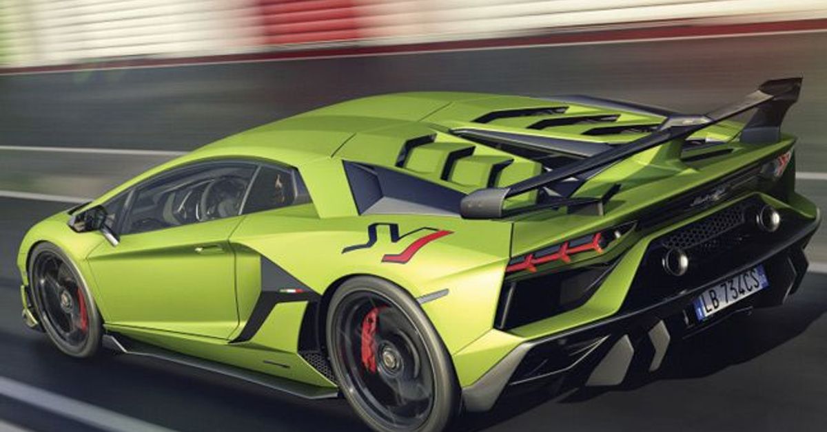 Lamborghini Aventador SVJ reveals a glimpse of its ALA kit
