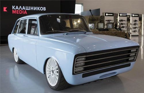Kalashnikov unveils electric car to rival Tesla