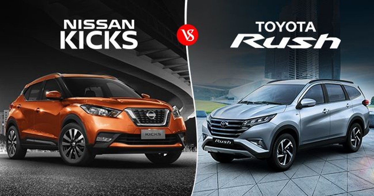 Nissan Kicks vs Toyota Rush - The feature-packed crossover or the bigger straightforward SUV