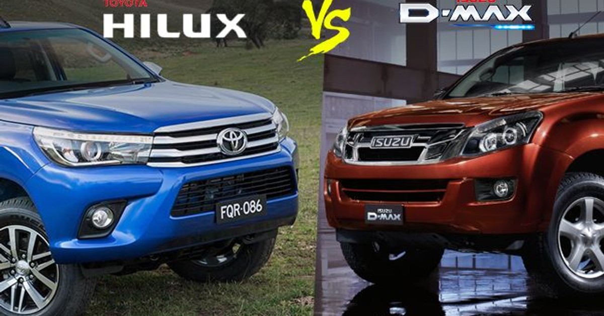 Toyota Hilux vs Isuzu D-Max - The question of utility over premiumness