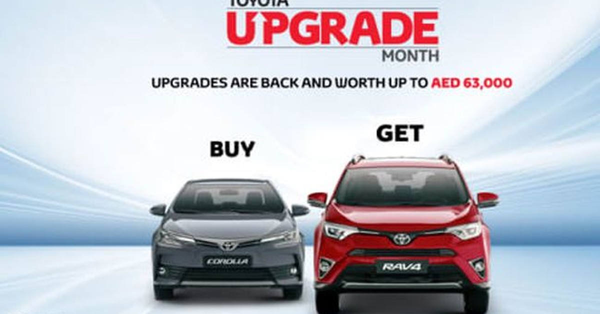 Toyota Upgrade Month campaign is back in the UAE