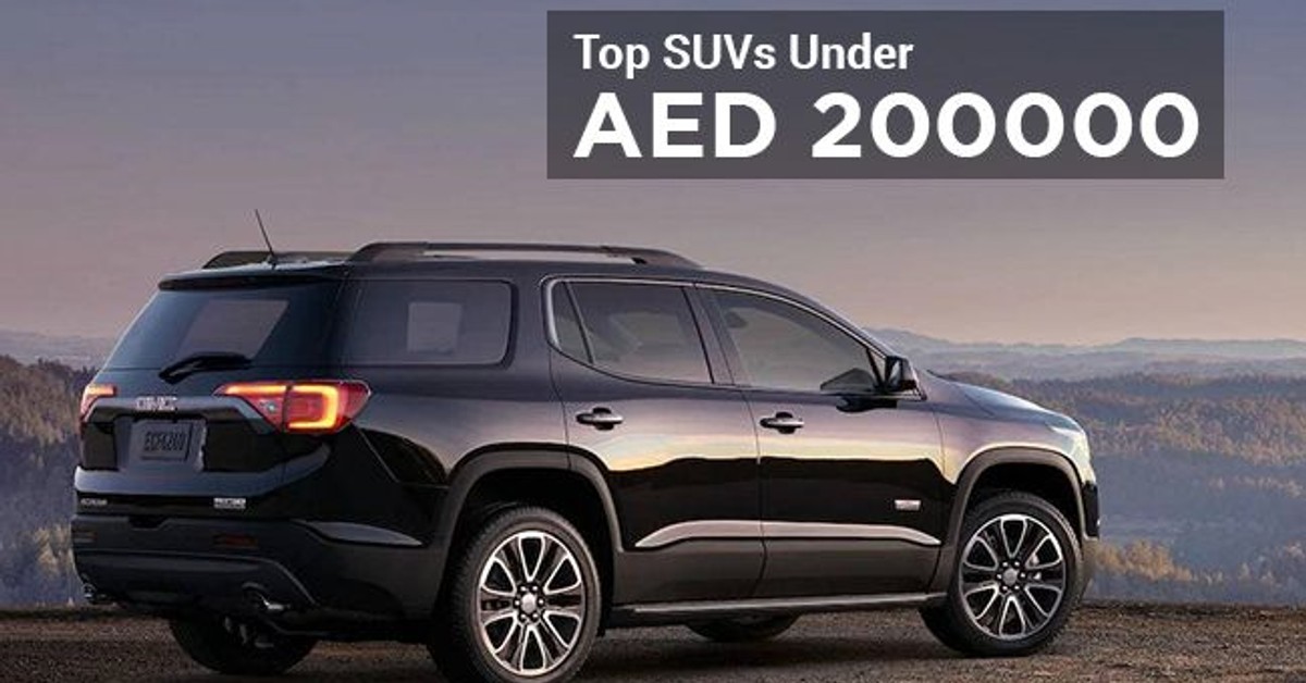 SUVs to buy for less than AED 200,000