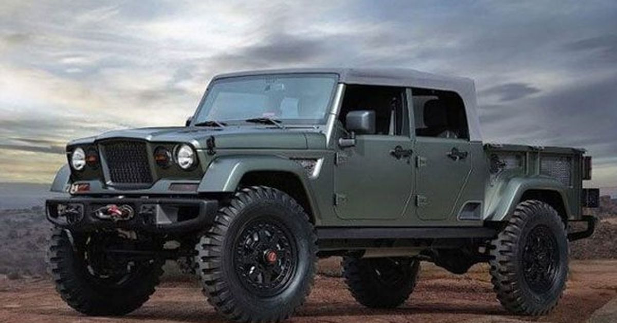 Jeep Gladiator pickup truck photos popped up online