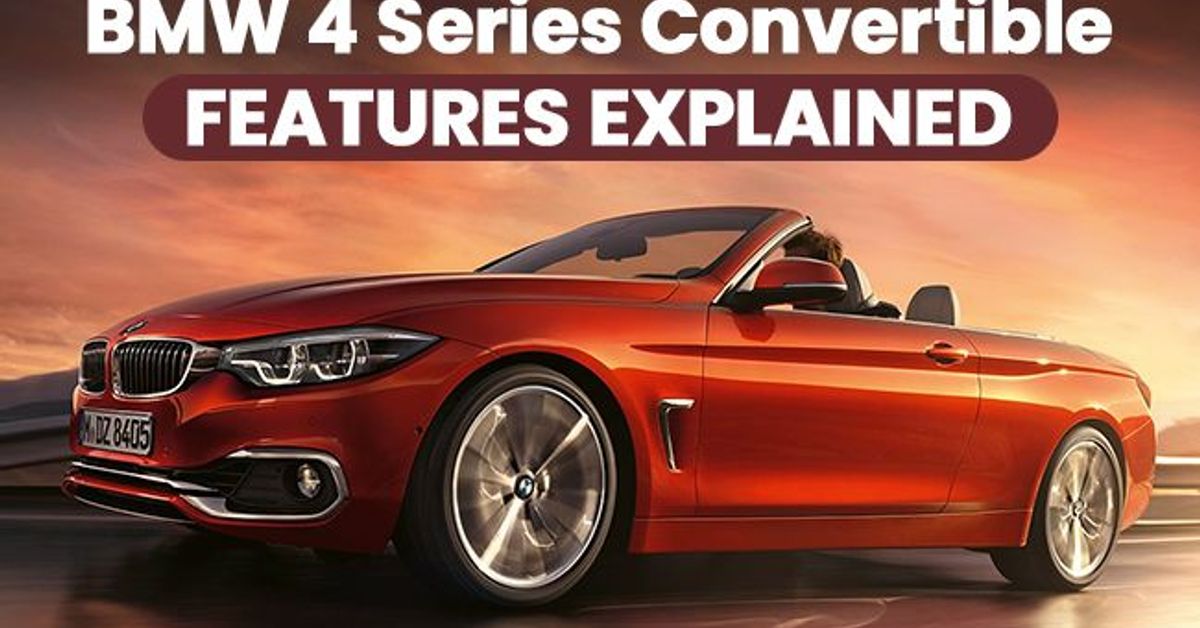 BMW 4 Series Convertible: Features explained