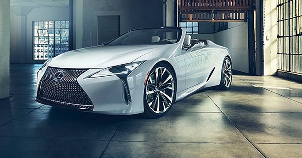 Lexus LC Convertible previewed ahead of 2019 NAIAS