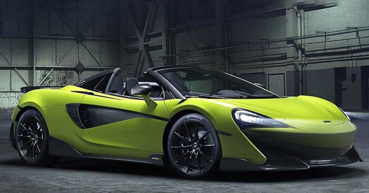 Track special McLaren 600LT Spider uncovered