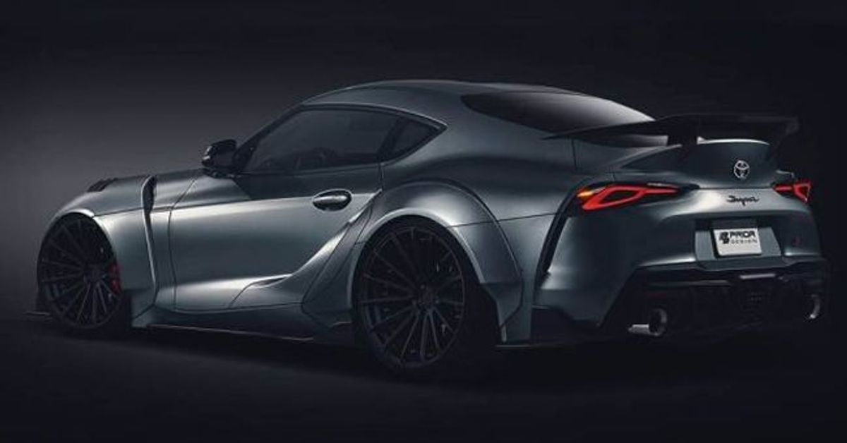 Next-gen A90 Toyota Supra gets aesthetic treatment