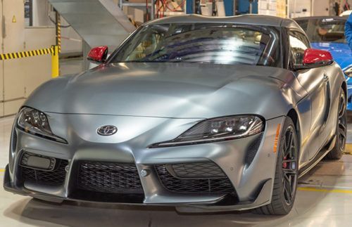 First 2020 Supra rolls out, shares factory with BMW Z4
