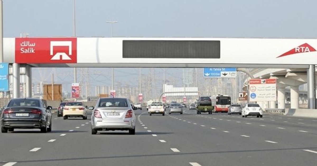 Salik tags placement warnings announced by RTA in Dubai