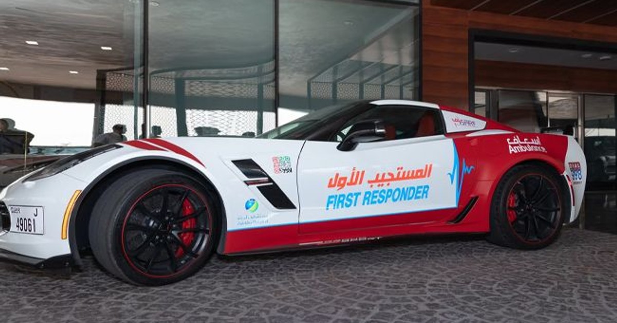 Dubai ambulance service gets Corvette & GT-R as first-response machines