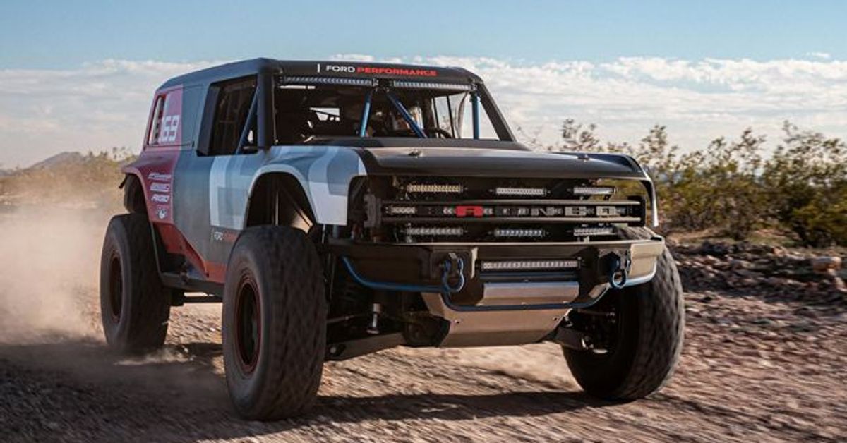 Here’s a glimpse of Ford Bronco R race prototype 