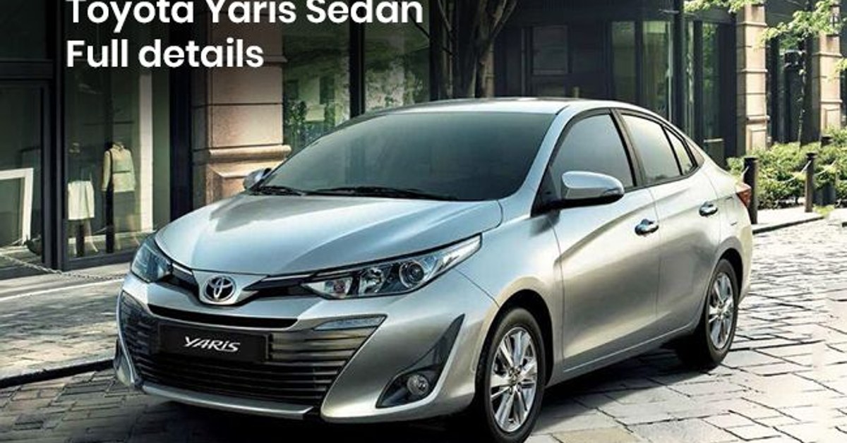 Toyota Yaris Sedan - Full details