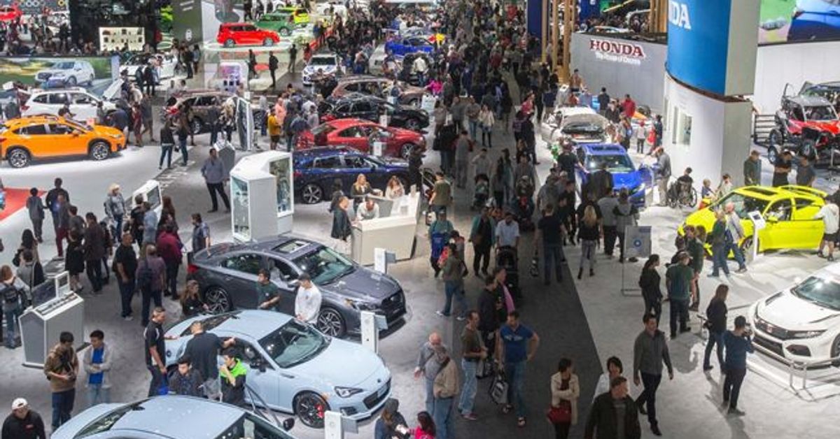 Cars centre staged at 2019 Los Angeles Auto Show
