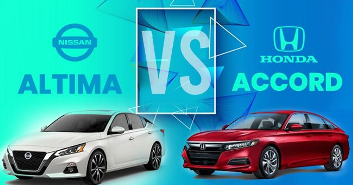 Nissan Altima vs. Honda Accord - The better family sedan