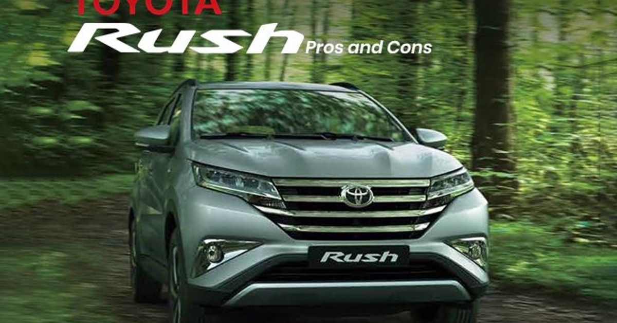 2020 Toyota Rush - Pros and cons