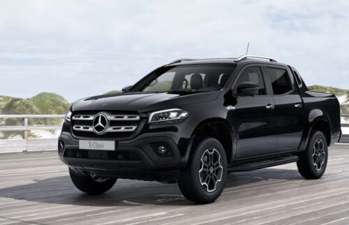 Mercedes-Benz lends a beefier look to the 2020 all-black X-Class pickup