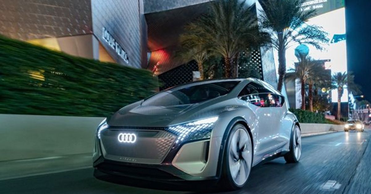 Audi displays futuristic AI:ME Concept Car