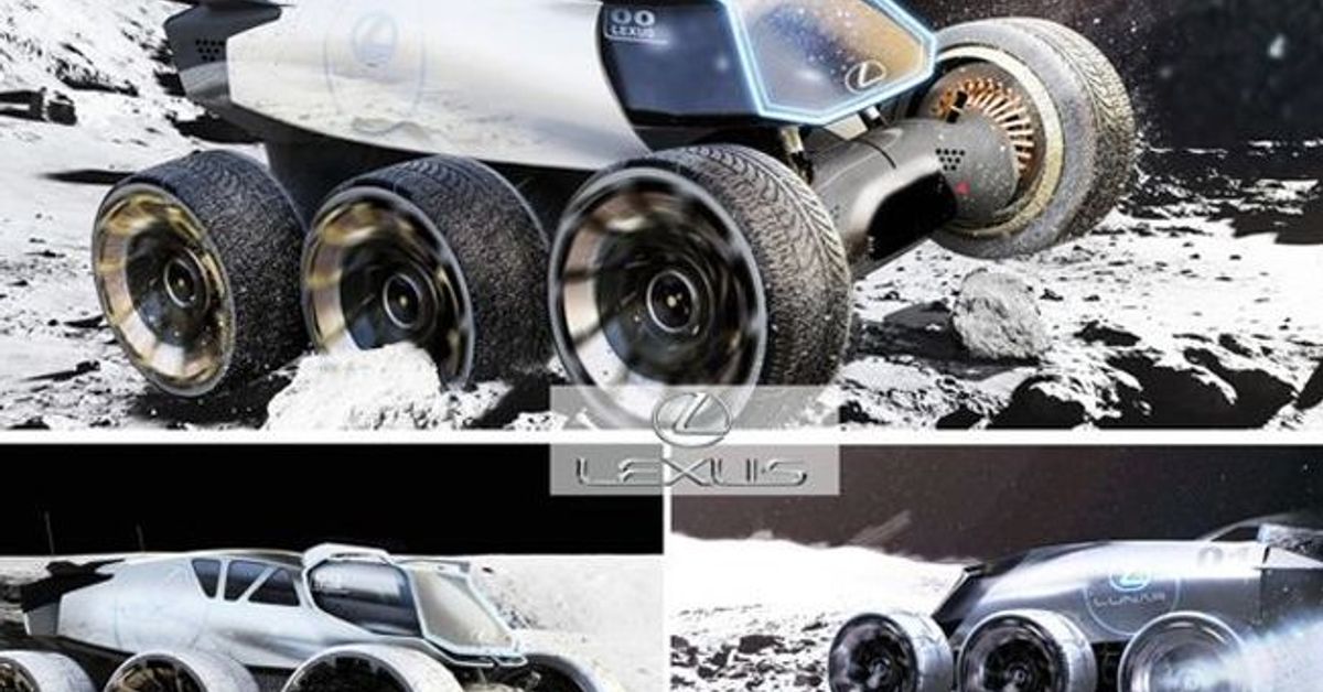 Lexus eyes the moon, unveils series of lunar concept vehicle designs