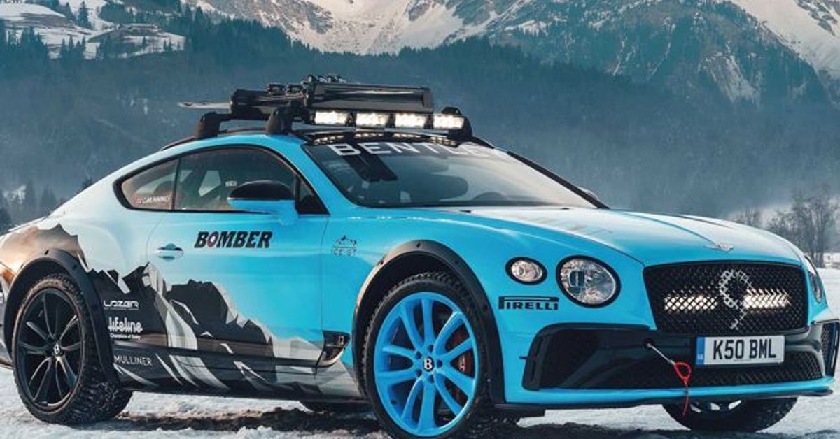 Bentley Continental to compete in the 2020 GP Ice Race