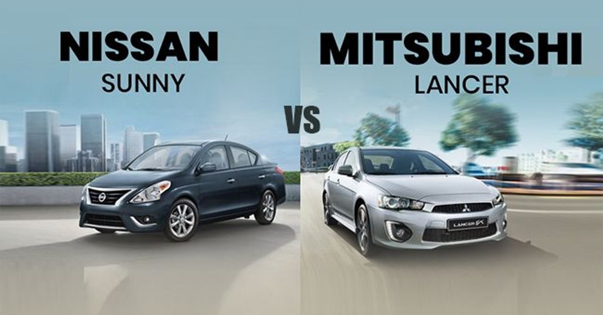 Nissan Sunny vs Mitsubishi Lancer - The better sedan