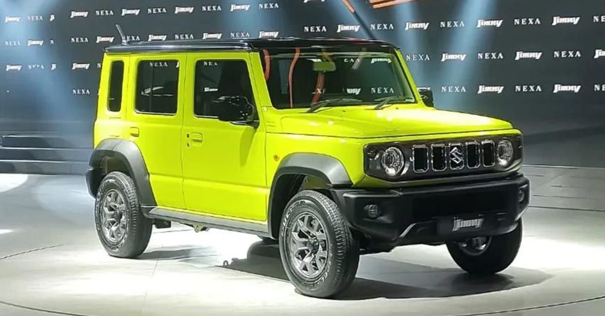 Suzuki Jimny sees the light of the day; debuts at Auto Expo 2023