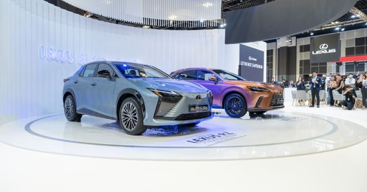 Singapore Motor Show 2023: Lexus RX Hybrid and Electric RZ showcased