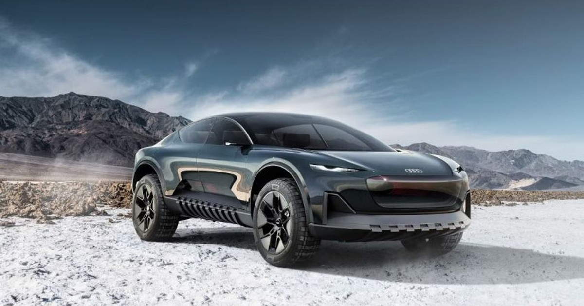 Audi Activesphere is a luxury coupe that transforms into a pickup