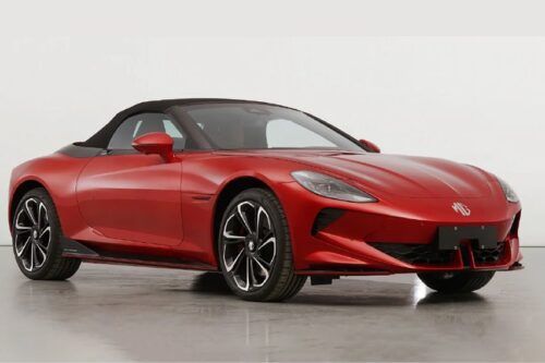 MG Cyberster electric roadster leaked in China 
