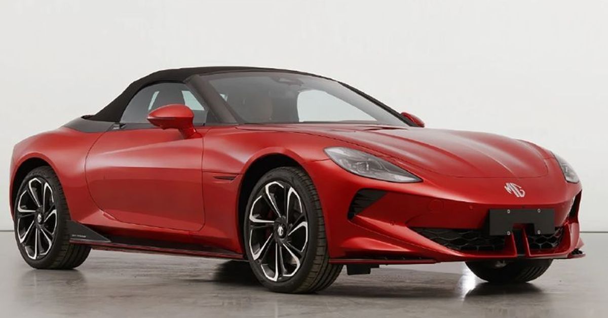 MG Cyberster electric roadster leaked in China 