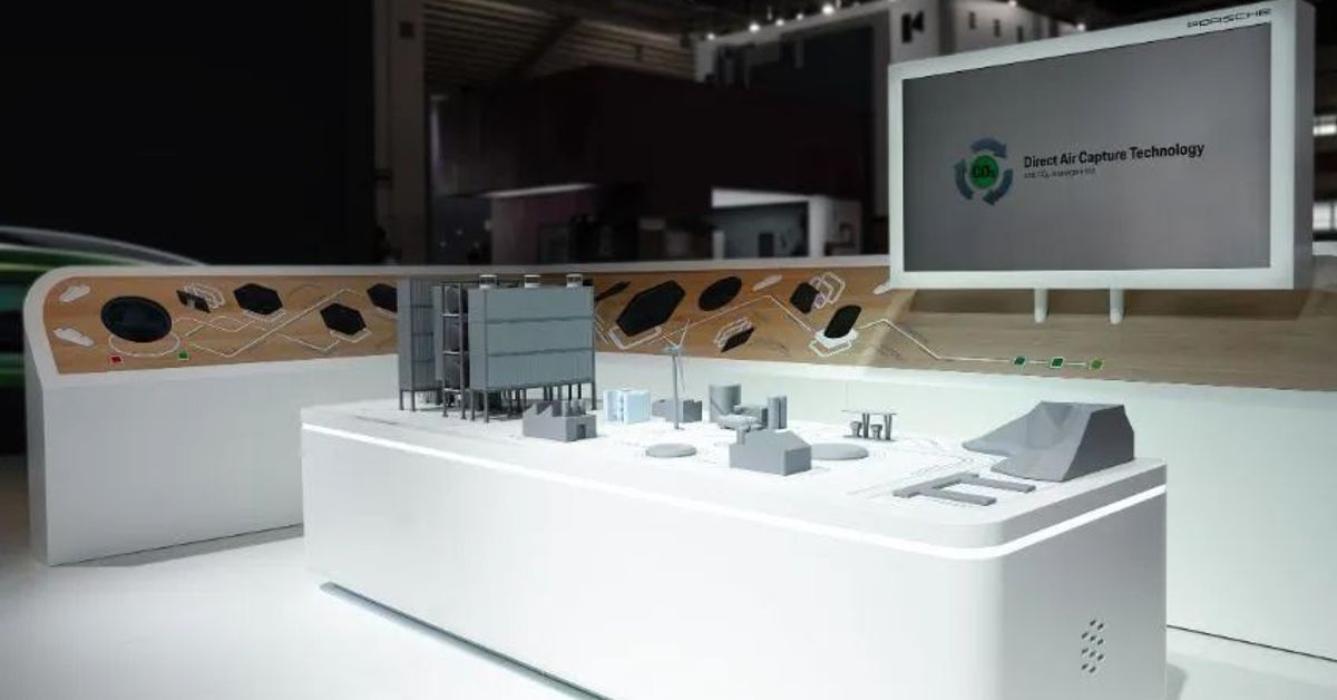 Porsche examines the role of DAC Technology in eFuel manufacturing