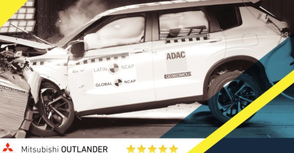 Mitsubishi Outlander receives 5-star rating from Latin NCAP