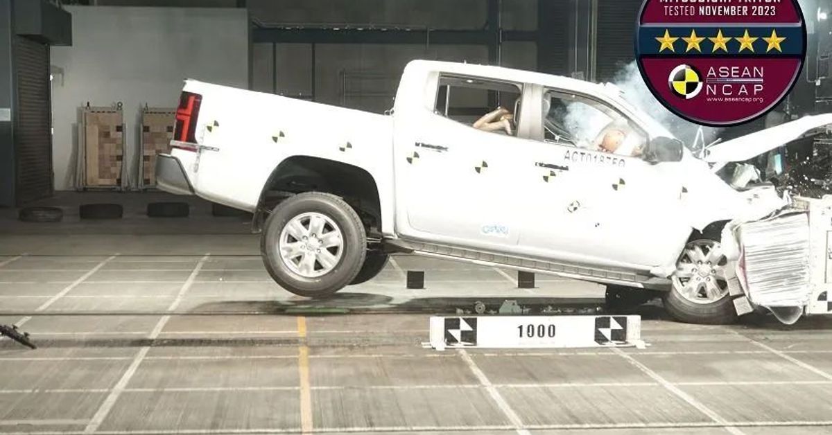 Mitsubishi Triton/L200 earns highest safety rating from ASEAN NCAP