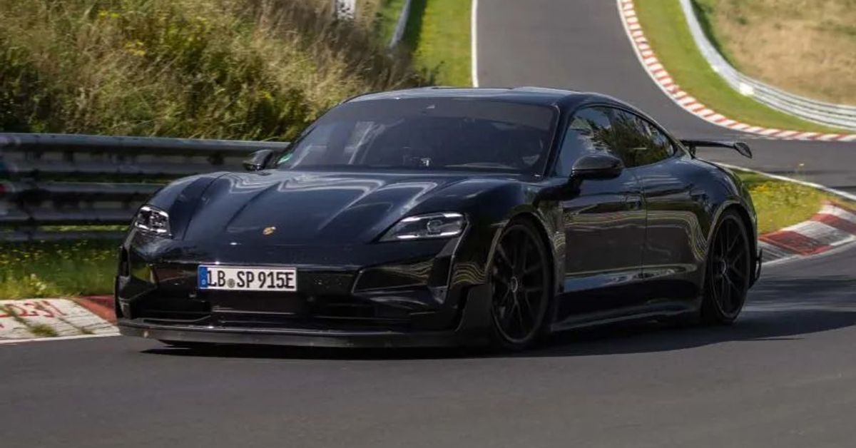 New Porsche Taycan takes 17-second lead over Tesla Model S Plaid in Nurburgring run