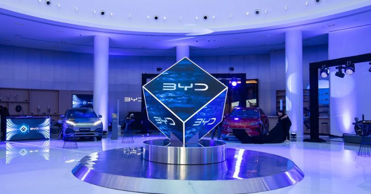 BYD secures top spot in global EV sales