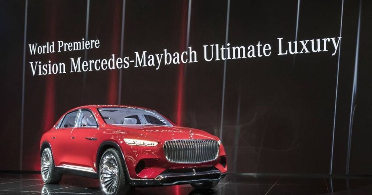 Mercedes discontinues the production of Maybach Vision Ultimate Luxury sedan