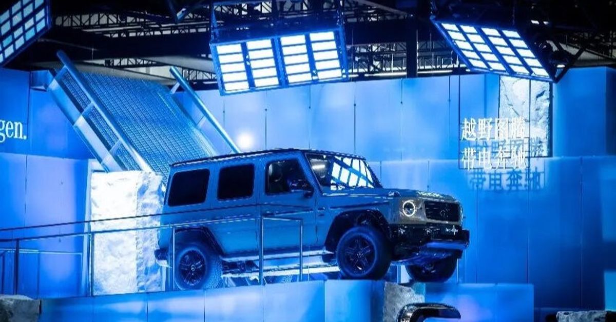Mercedes-Benz showcases electric G-Class SUV at Auto China 2024