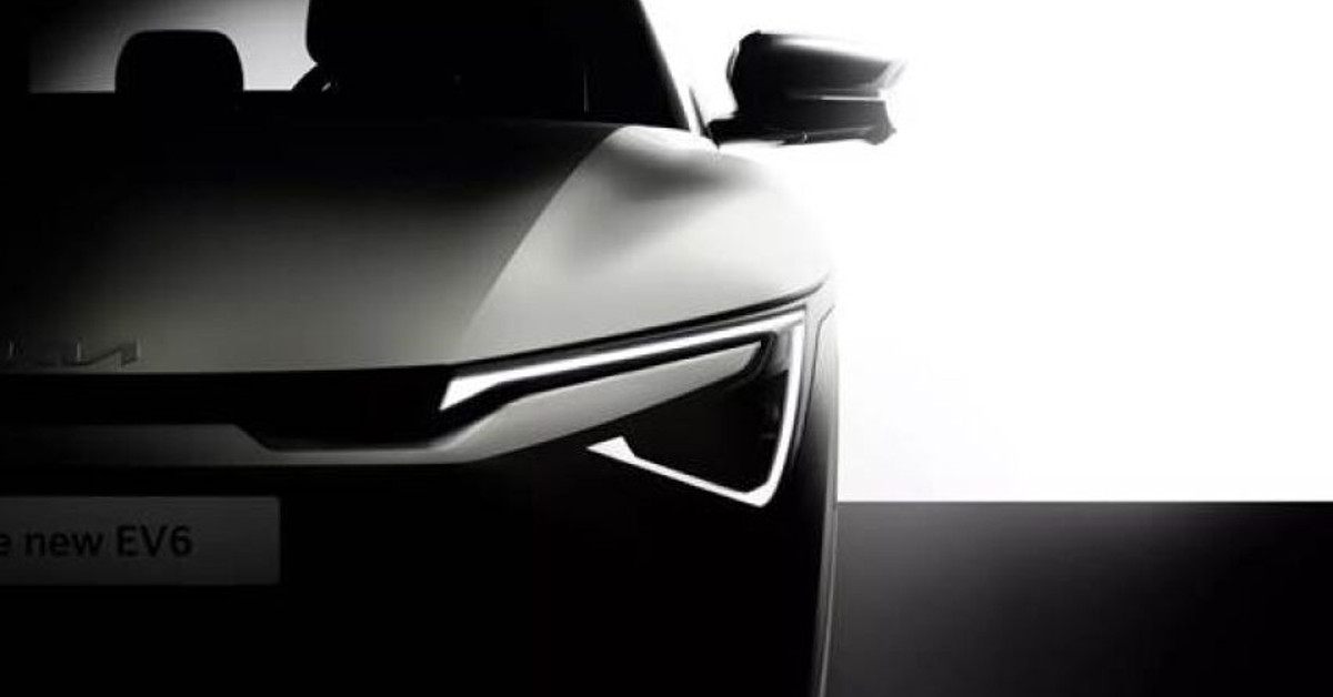Kia offers a glimpse of facelifted EV6 ahead of global debut