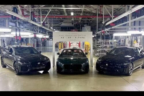 Jaguar ceases production of F-Type, XE, and XF models, embracing an electric-only future